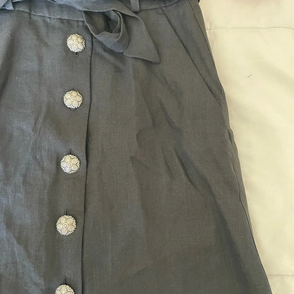 The Kooples linen high waist mini skirt - Picture 3 of 9